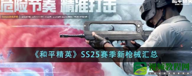 和平精英SS25赛季新枪械有哪些